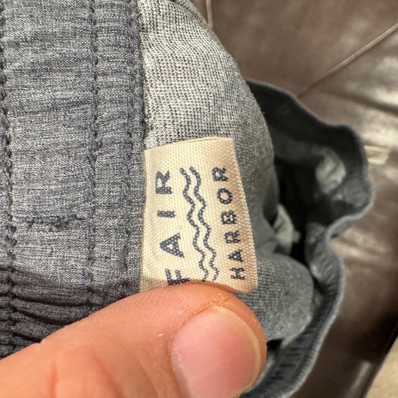 Fair Harbor Boys Kids Lined Hybrid One Shorts Swim Trunks 6" Inseam-Gray-Sz XXL - Picture 4 of 5